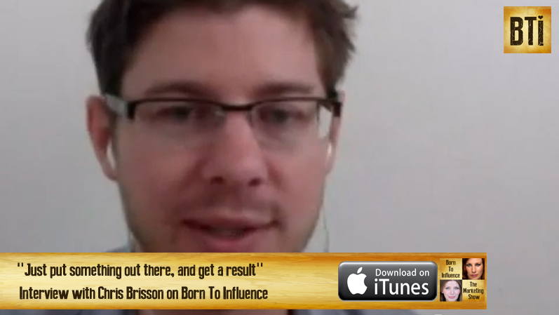 Chris Brisson screen shot for web site copy