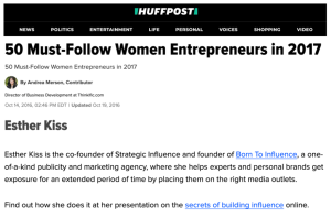 Esther Kiss Huffington Post Article